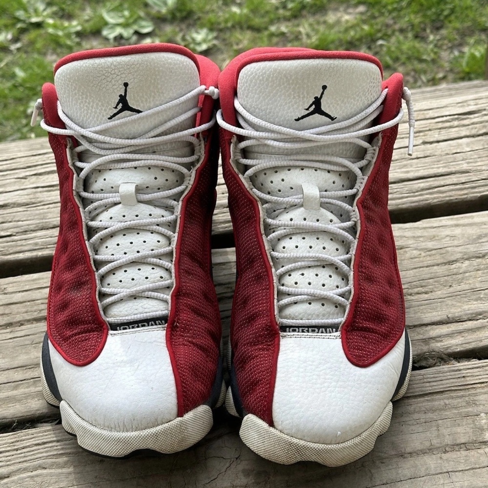 Nike Red and White Sneakers